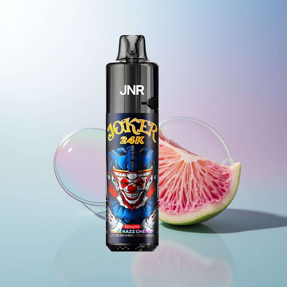 JNR Joker 24000 Puffs Blue Razz Cherry Disposable Vape 2+10ml Refillable 800mAh