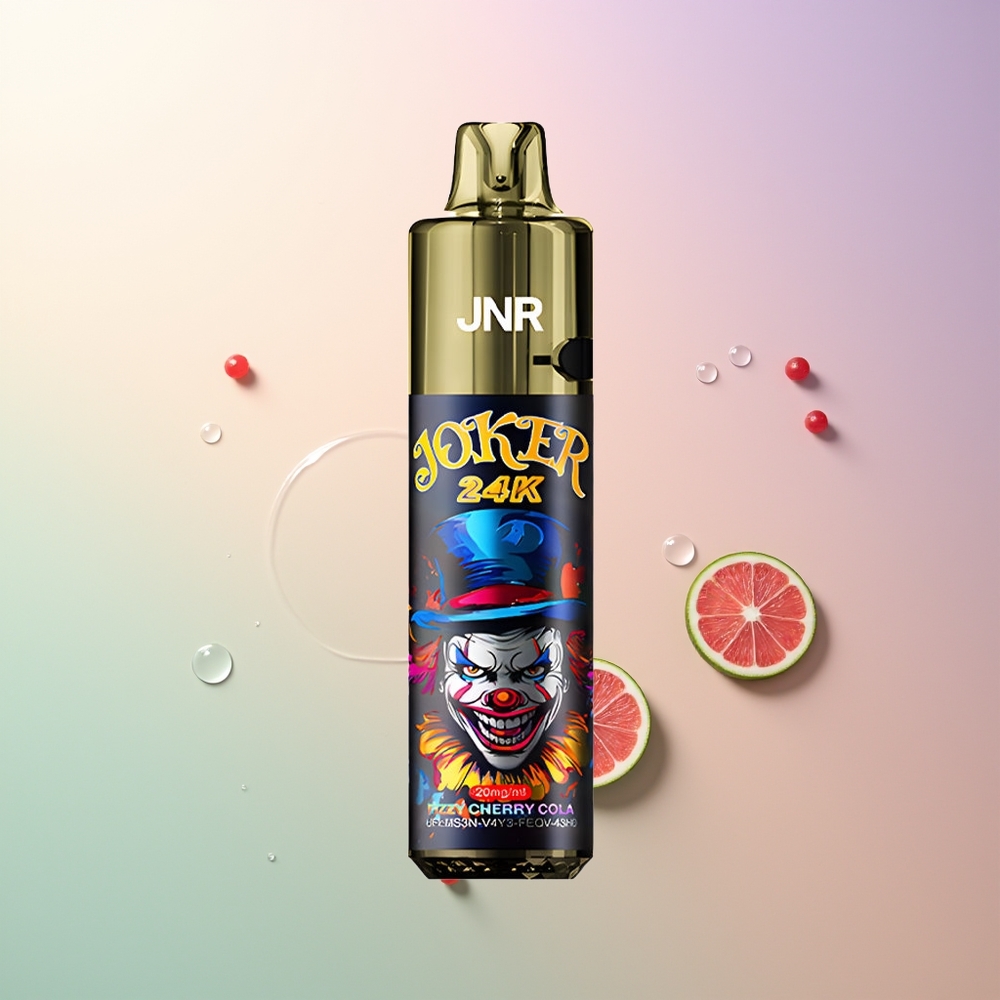 JNR Joker 24K 24000 Puffs Fizzy Cherry Cola Disposable Vape 2 Nicotine 800mAh Type-C