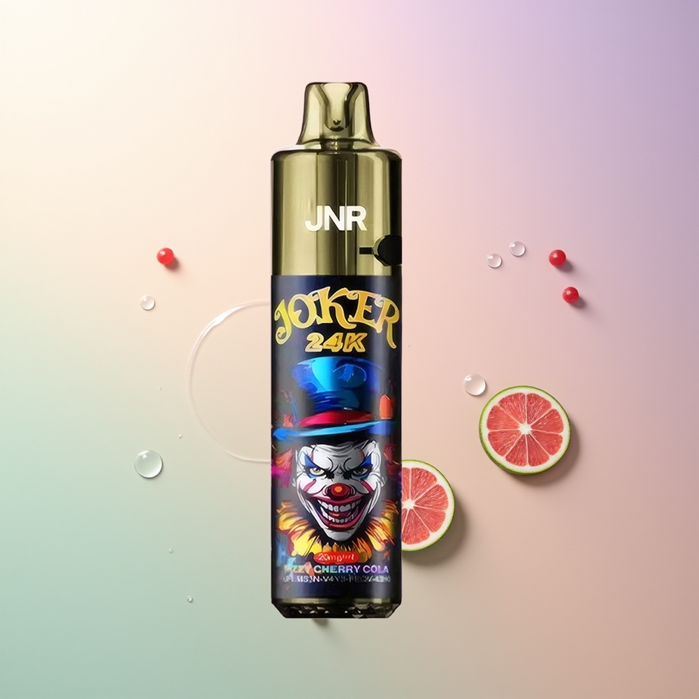 JNR Joker 24K 24000 Puffs Fizzy Cherry Cola Disposable Vape 2 Nicotine 800mAh Type-C