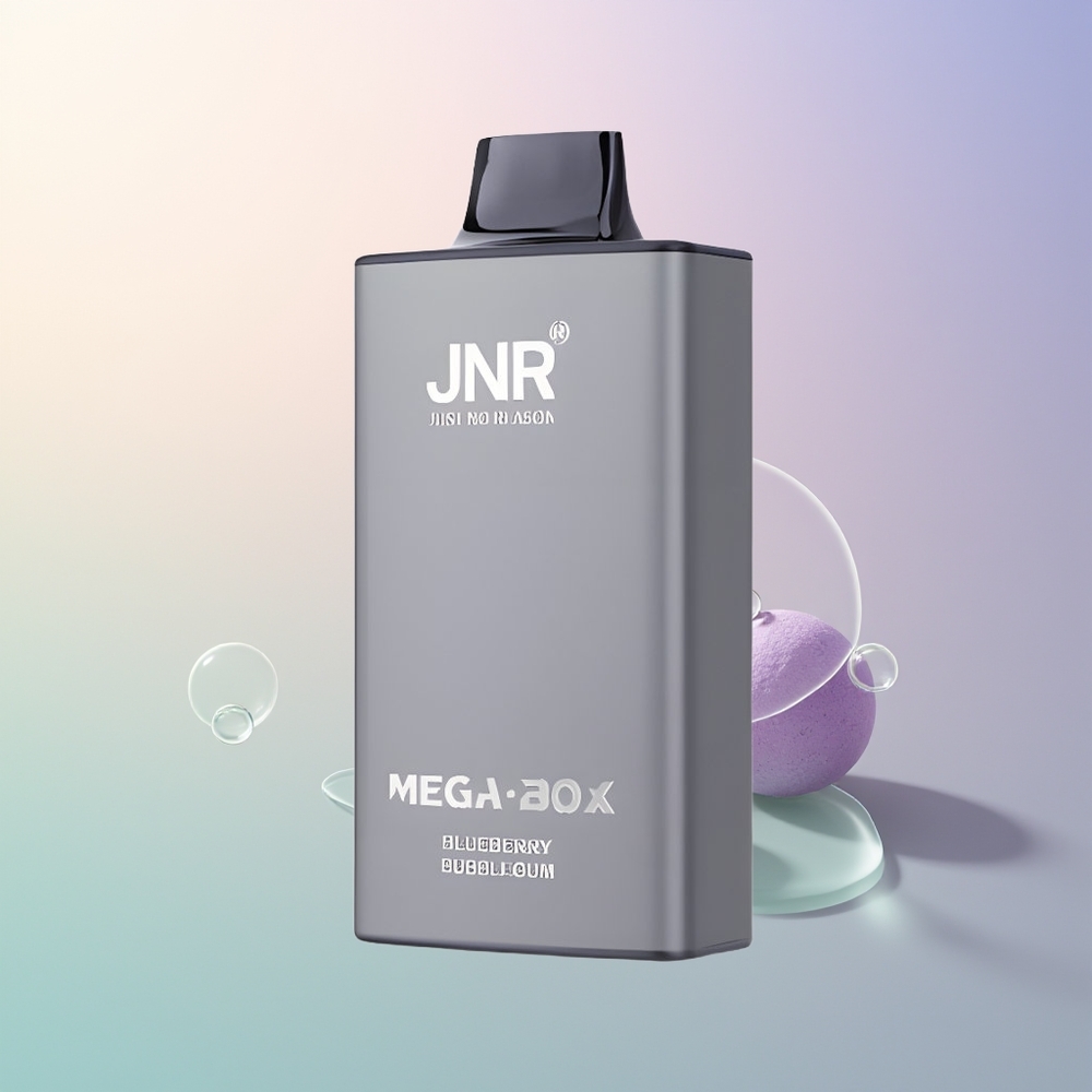 JNR Mega Box 25000 Puffs Blueberry Bubblegum Disposable Vape 30ml 850mAh Dual Mesh Coil Type-C