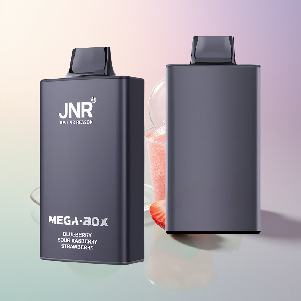 JNR Mega Box 25000 Puffs Blueberry Sour Raspberry Strawberry Disposable Vape with 30ml E-liquid 850mAh Dual Mesh Coil Type-C Quick Charge