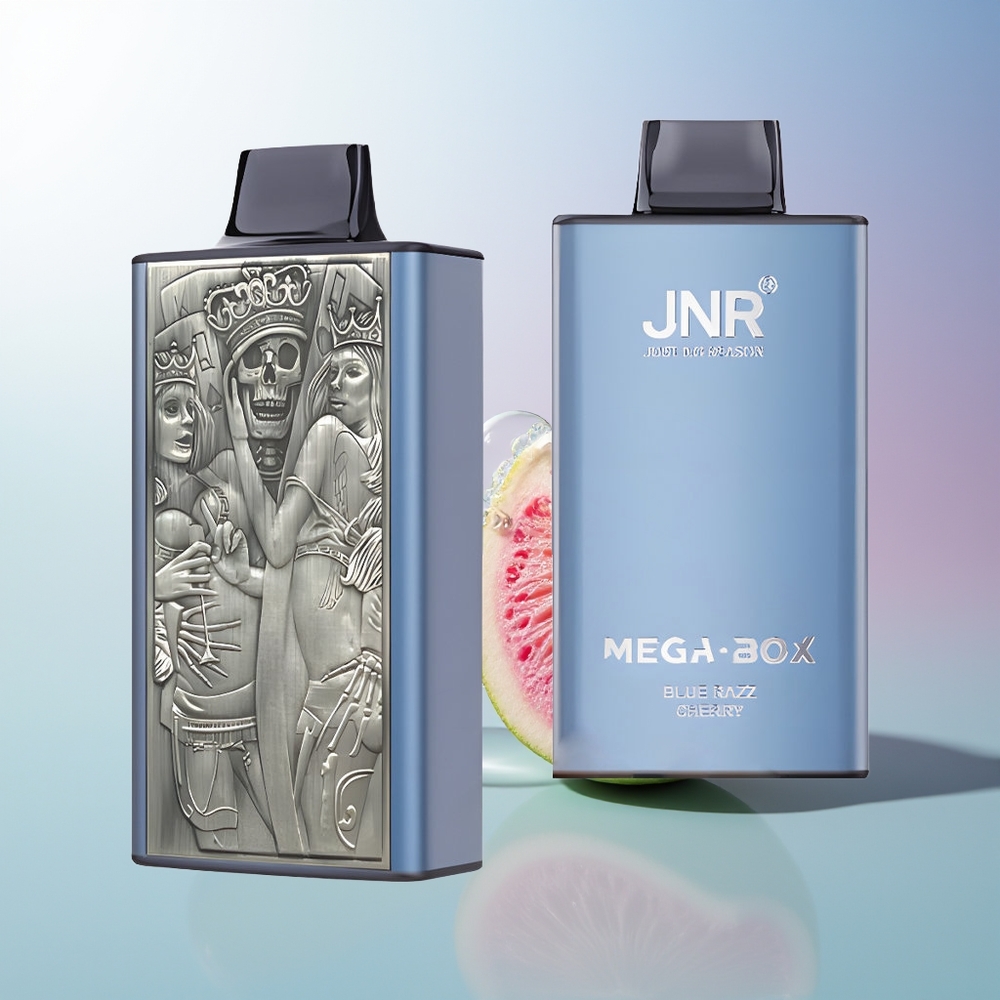 JNR Mega Box 25000 Puffs Disposable Vape Blue Razz Cherry Dual Mesh 30ml 850mAh Type-C 2