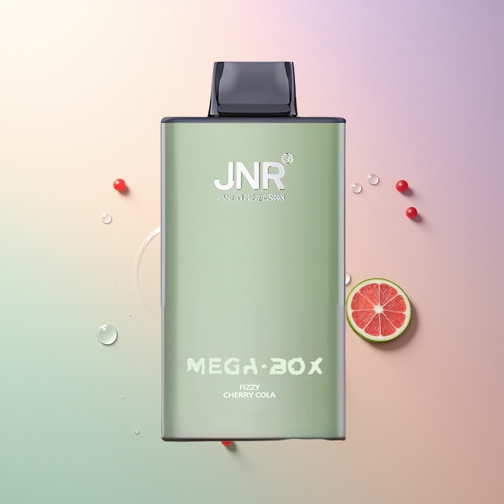 JNR Mega Box 25000 Puffs Fizzy Cherry Cola Dual Mesh 30ml 850mAh Type-C