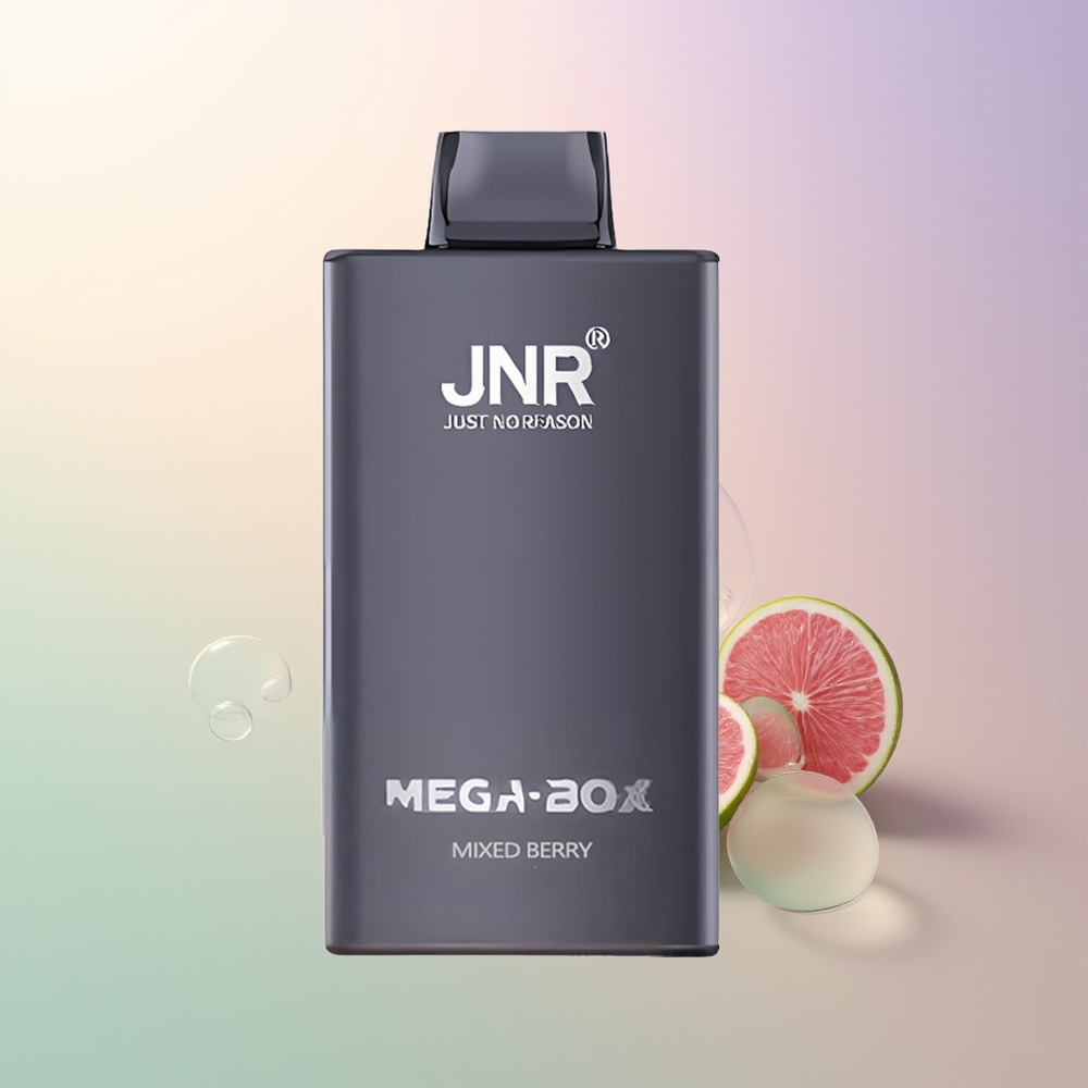 JNR Mega Box 25000 Puffs Mixed Berry Disposable Vape 30ml 850mAh Dual Mesh Coil Type-C 2