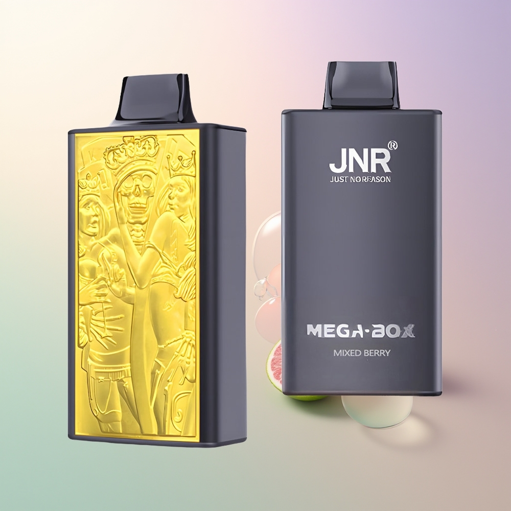 JNR Mega Box 25000 Puffs Mixed Berry Disposable Vape 30ml 850mAh Dual Mesh Coil Type-C 2