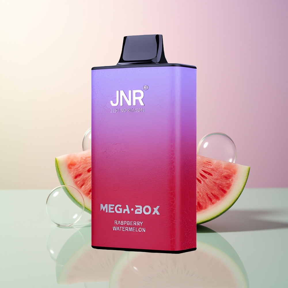 JNR Mega Box 25000 Puffs Raspberry Watermelon Dual Mesh 30ml 2