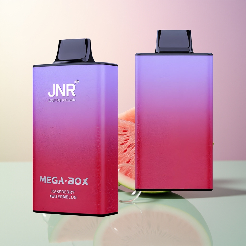 JNR Mega Box 25000 Puffs Raspberry Watermelon Dual Mesh 30ml 2