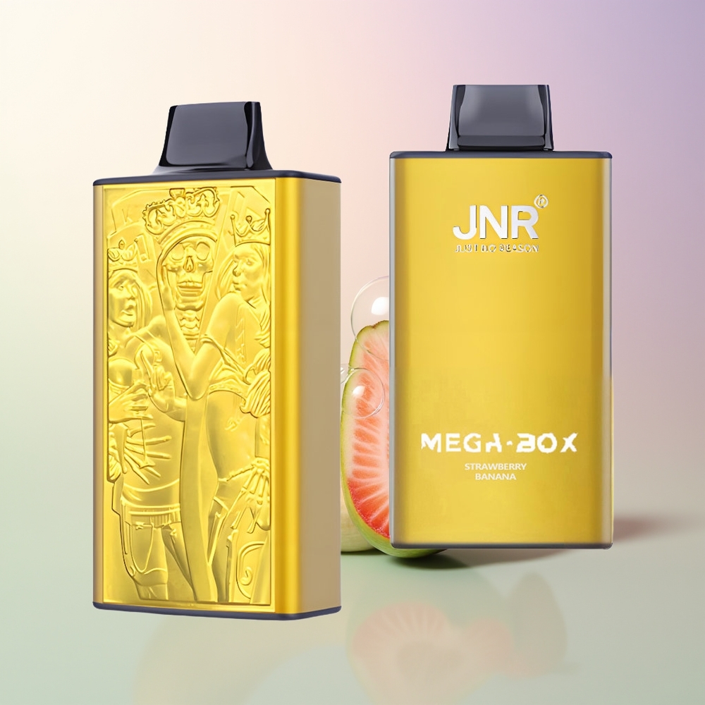 JNR Mega Box 25000 Puffs Strawberry Banana Disposable Vape 30ml 850mAh Dual Mesh