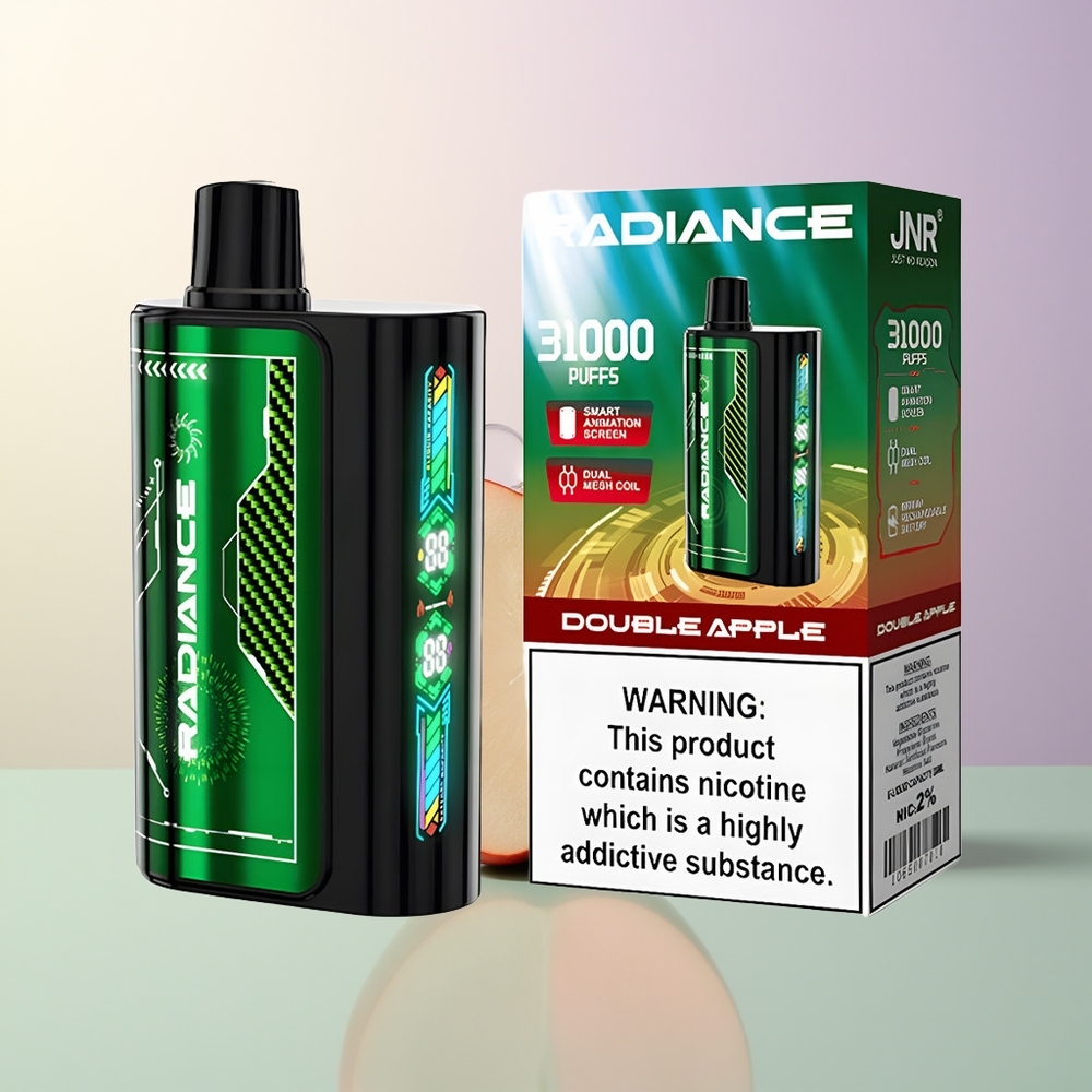 JNR Radiance 31000 Puffs Double Apple 28ml Dual Mesh Rechargeable