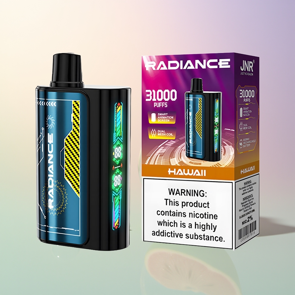 JNR Radiance 31000 Puffs Hawaii Dual Mesh 28ml 2 Type-C