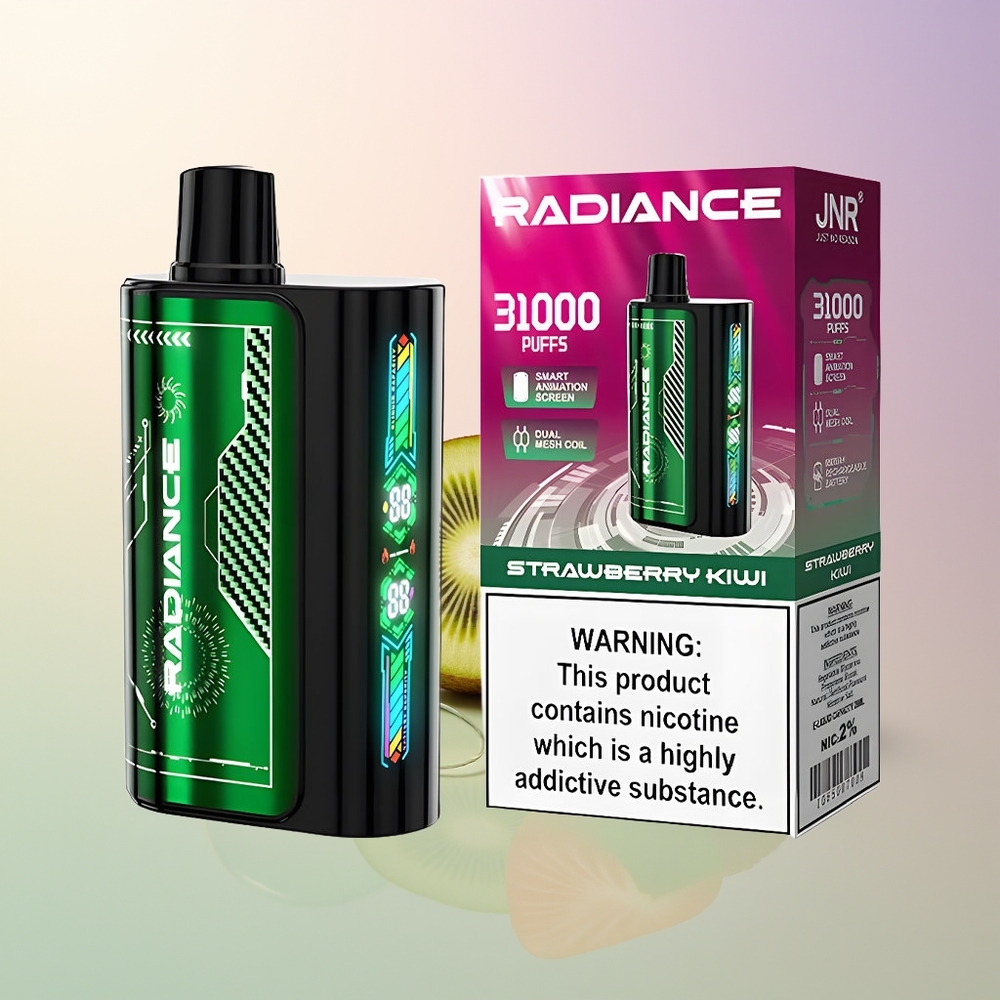 JNR Radiance 31000 Puffs Strawberry Kiwi Dual Mesh 28ml 950mAh