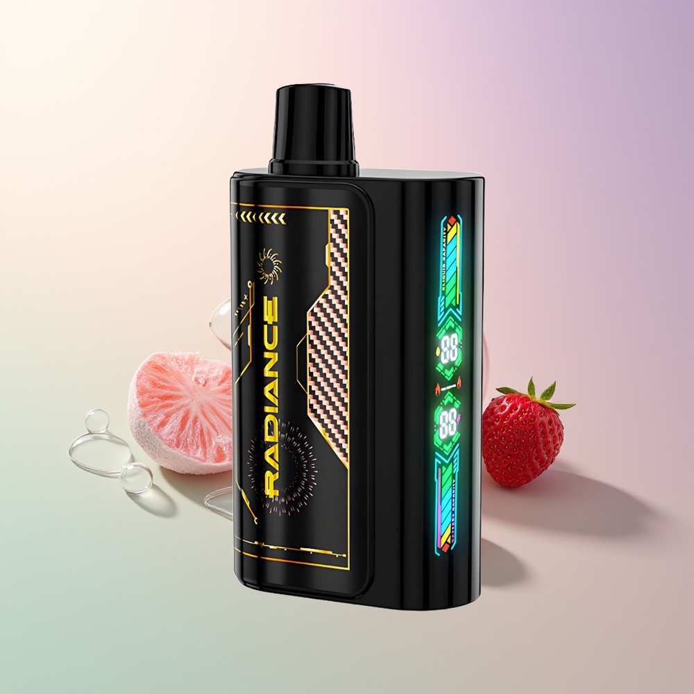 JNR Radiance 31000 Puffs Strawberry Raspberry Cherry Ice 28ml Dual Mesh 950mAh Rechargeable 2 Nicotine