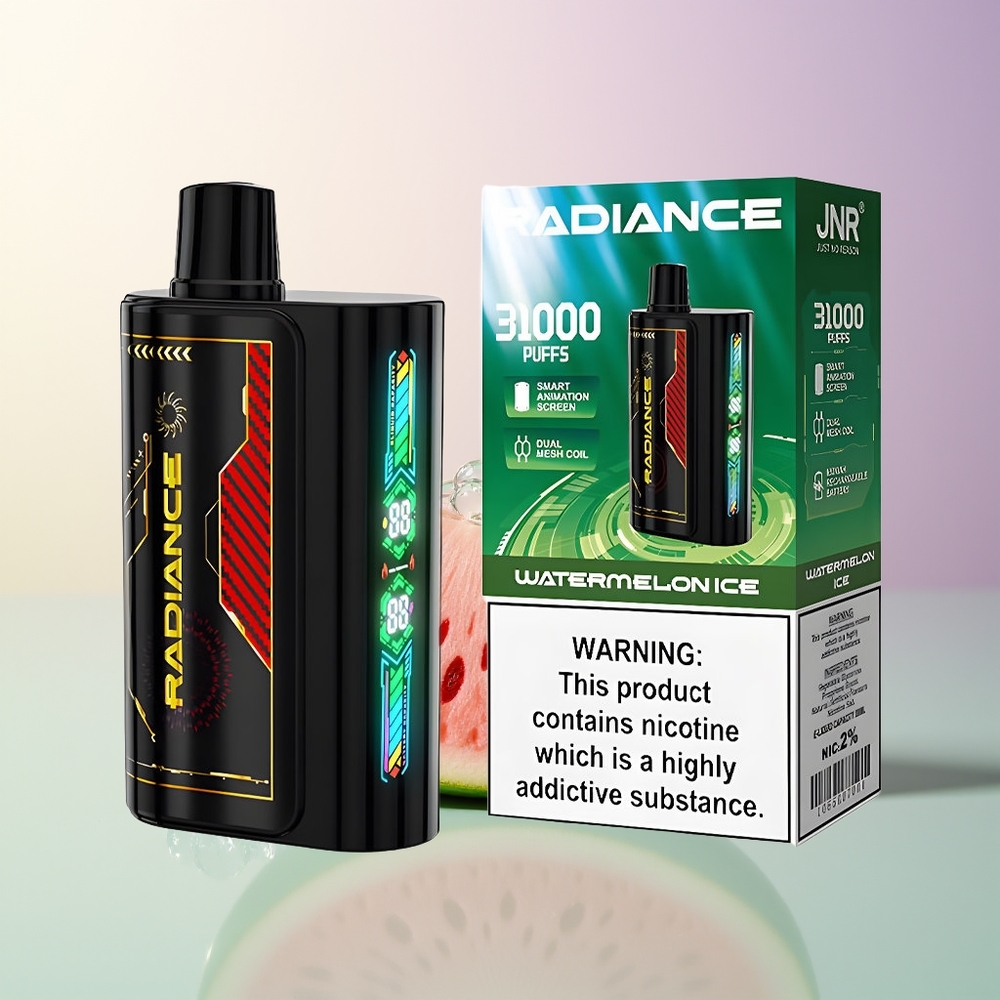JNR Radiance 31000 Puffs Watermelon Ice Dual Mesh 28ml Rechargeable 2