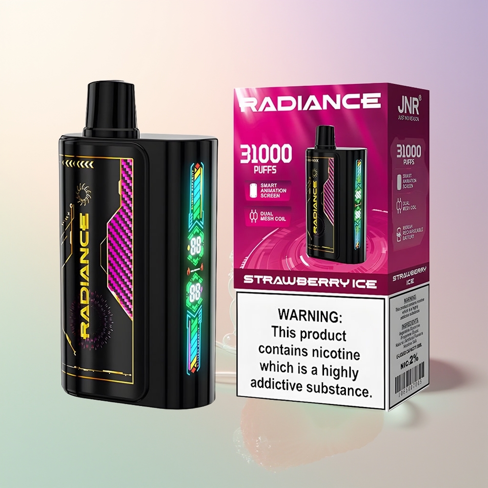 JNR Radiance 31000 Strawberry Ice Dual Mesh Type-C 28ml 2