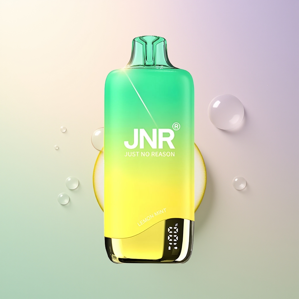 JNR Rainbow 10500 Puffs Lemon Mint 08ohm 18ml USB-C