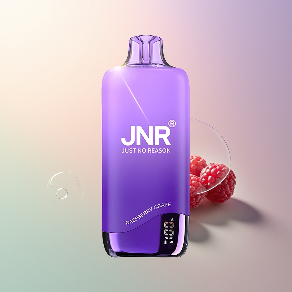 JNR Rainbow 10500 Puffs Raspberry Grape Disposable Vape 600mAh 18ml 08ohm Mesh USB-C