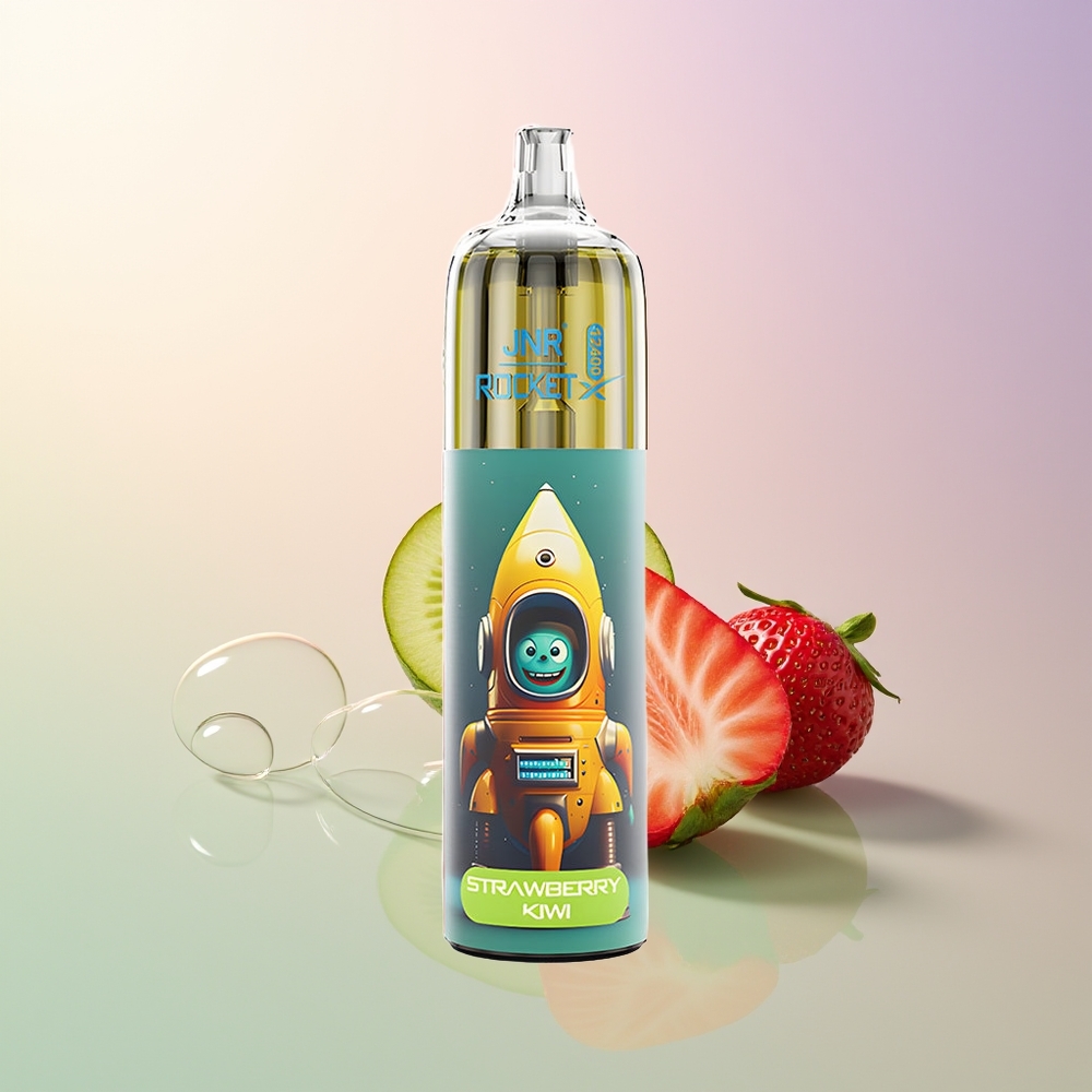 JNR Rocket-X 12400 Strawberry Kiwi RGB Adjustable Airflow Mesh 25mL Type-C