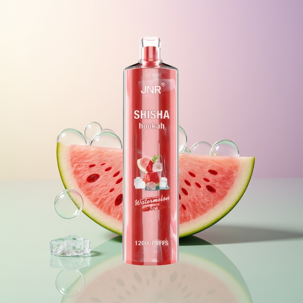 JNR Shisha Hookah 12000 Puffs 24ml 750mAh Type-C Watermelon Ice Disposable Vape