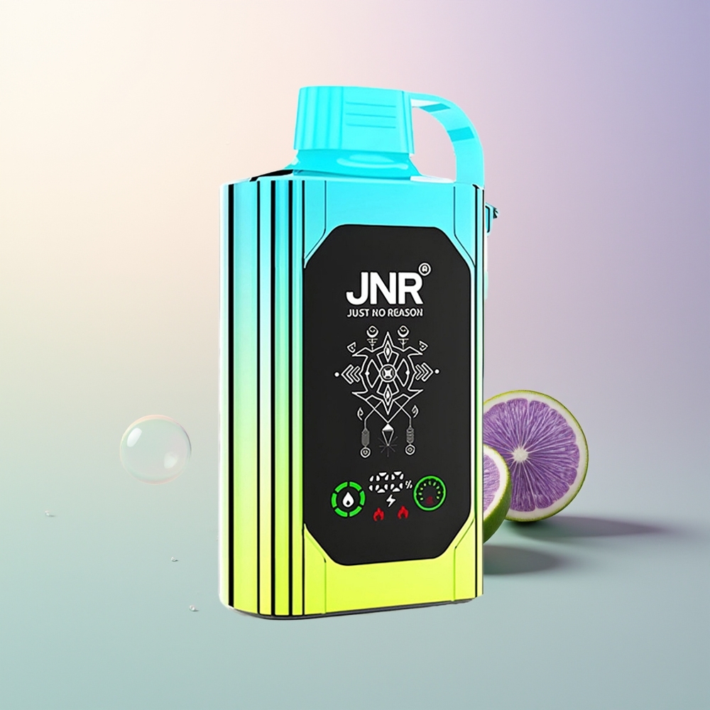 JNR Shisha Hookah Box 20500 Puffs Blueberry Mint HD Display 1000mAh 25ml Dual Mesh Coil Type-C 025