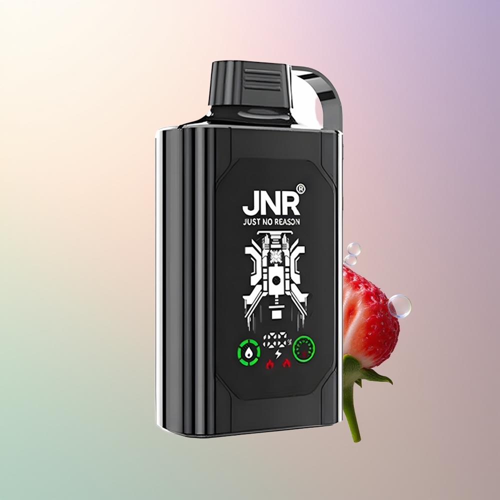 JNR Shisha Hookah Box 20500 Puffs Strawberry Grape HD Display 1000mAh 25ml Dual Mesh Coil Type-C 025