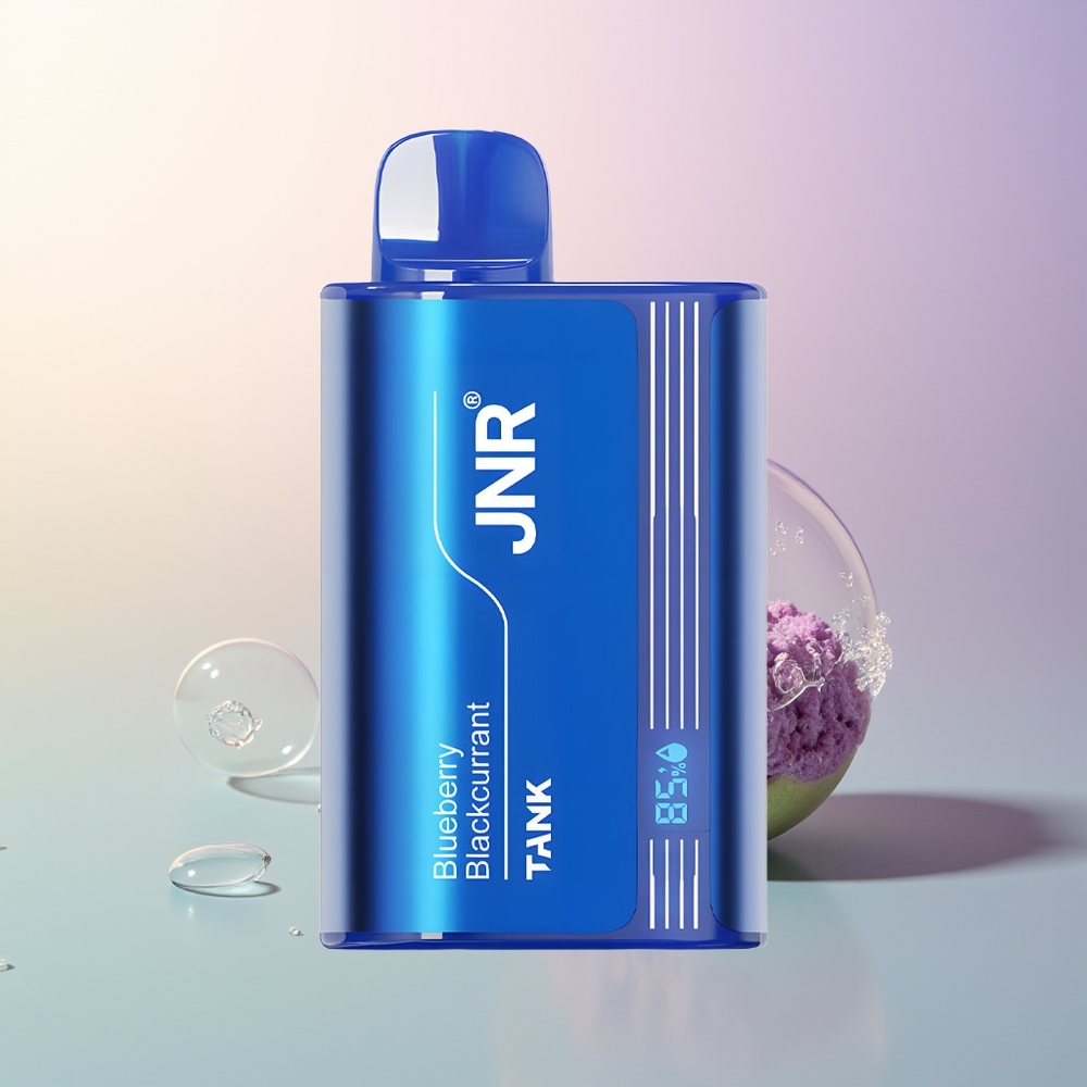JNR Tank 10000 Puffs Disposable Vape Blueberry Blackcurrant Digital Display Dual Mesh Coil Type-C Quick Charge