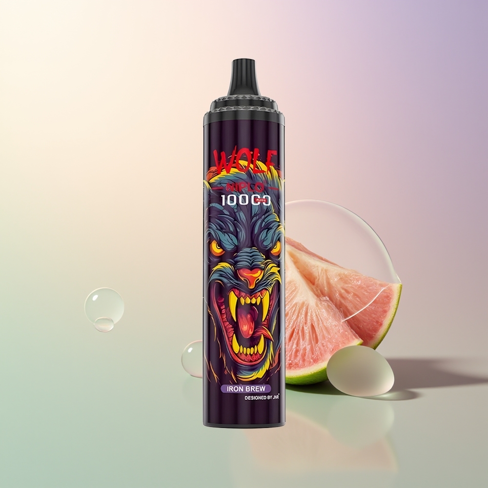 JNR Wolf Niplo 10000 Puffs Iron Brew Mesh 10 Ohm 650mAh Type-C