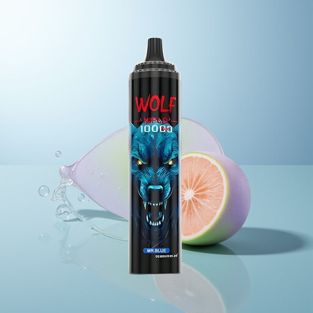 JNR Wolf Niplo 10000 Puffs Mr Blue 10 Ohm Mesh 20ml Type-C