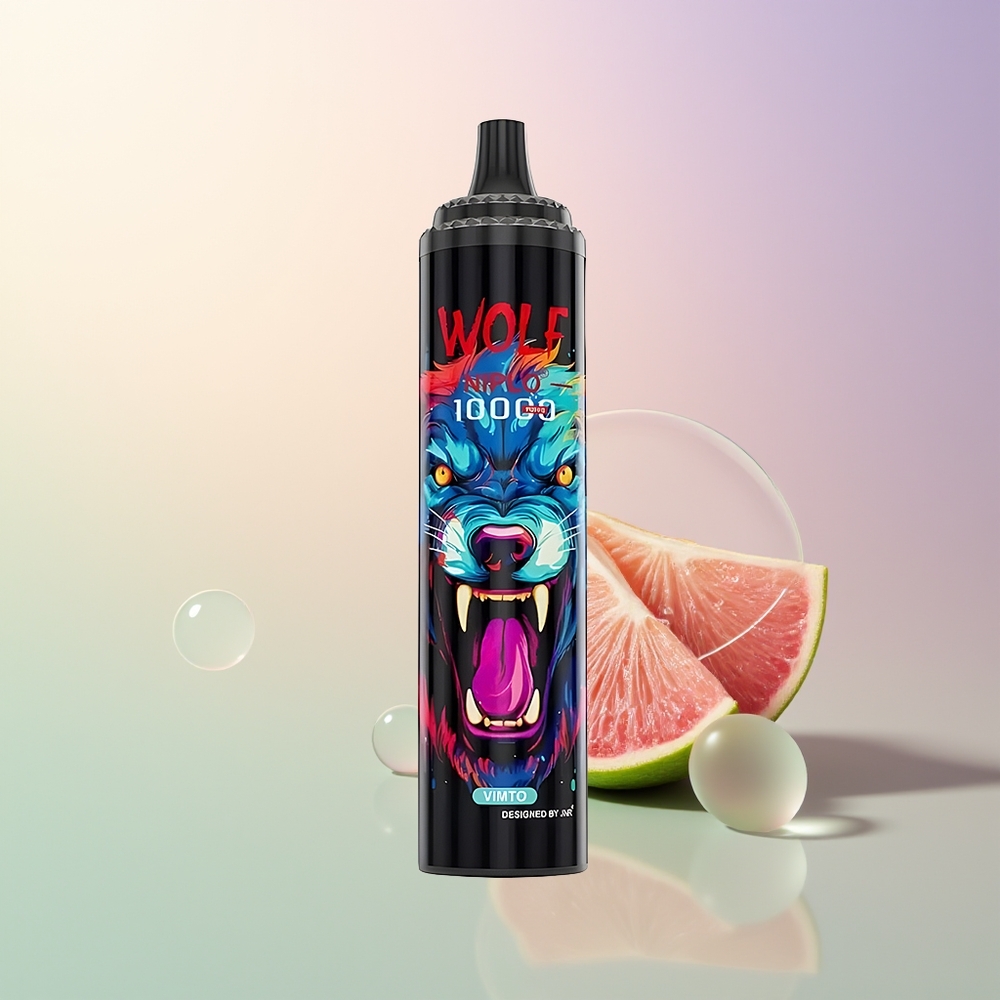 JNR Wolf Niplo 10000 Puffs Vimto Mesh 10 Ohm 20ml Type-C