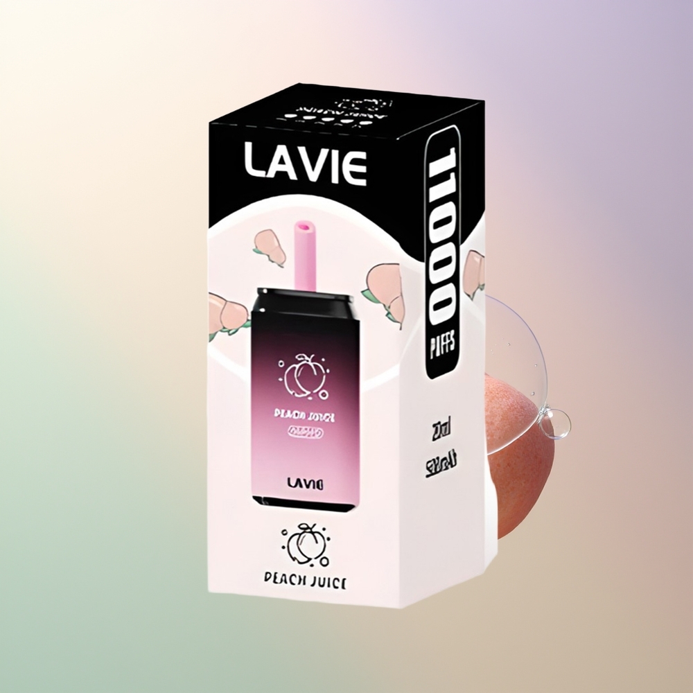 LAVIE Aurora 11000 Puffs Peach Juice 22ML Type C Rechargeable Disposable Vape