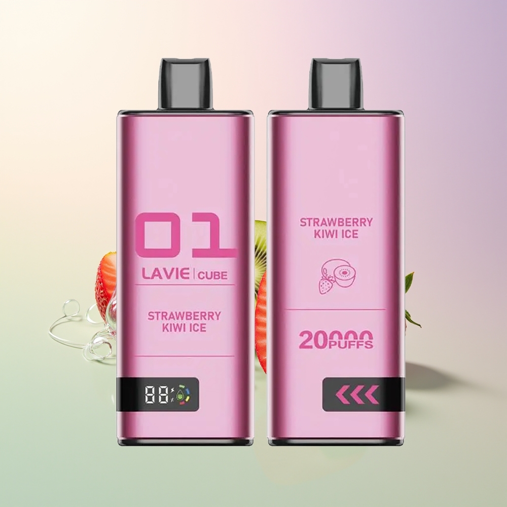 LAVIE Cube 20000 Puffs 28ML Strawberry Kiwi Ice Disposable Vape