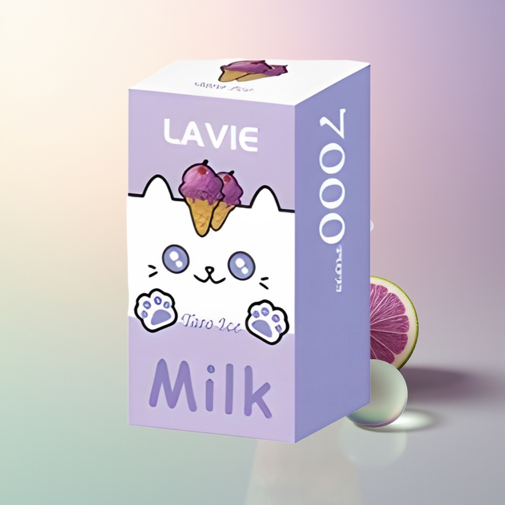 LAVIE Milk 7000 Puffs Grape Ice Rechargeable 16ML 5