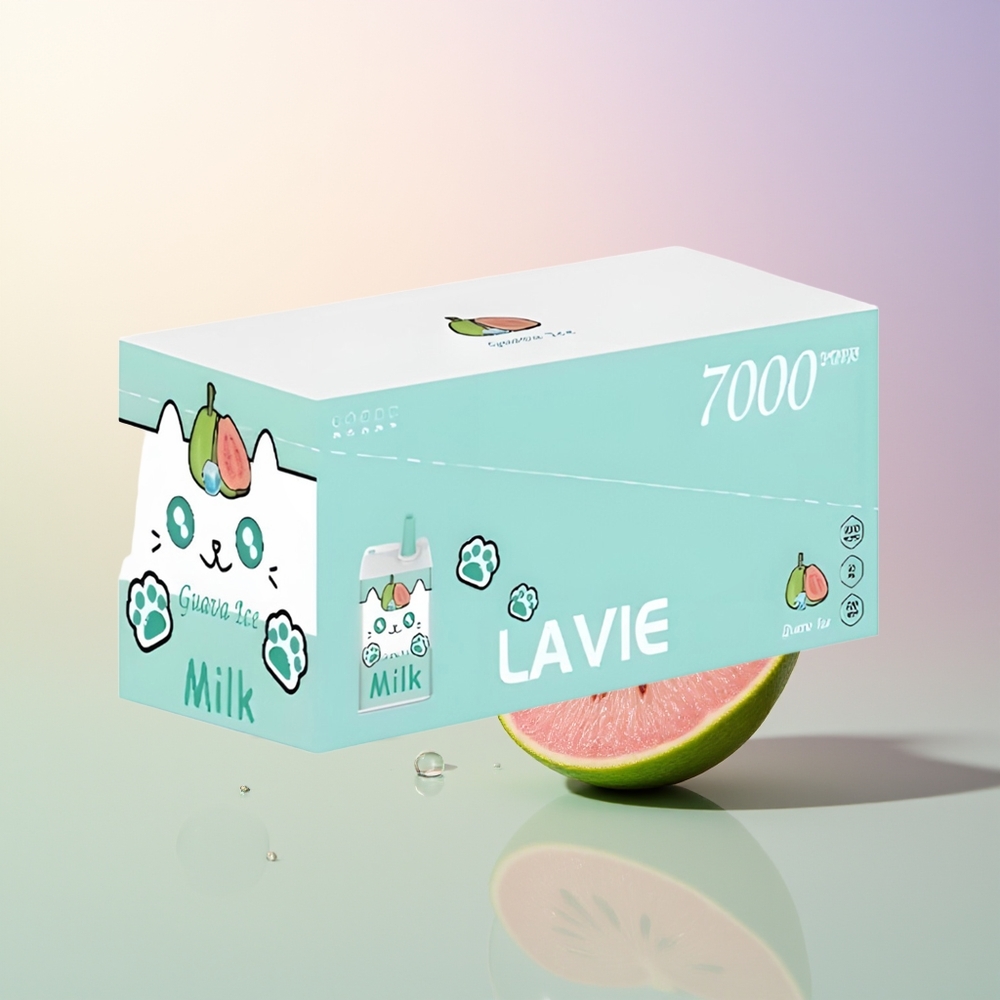 LAVIE Milk 7000 Puffs Guava Ice Rechargeable 16ML 5 Type C