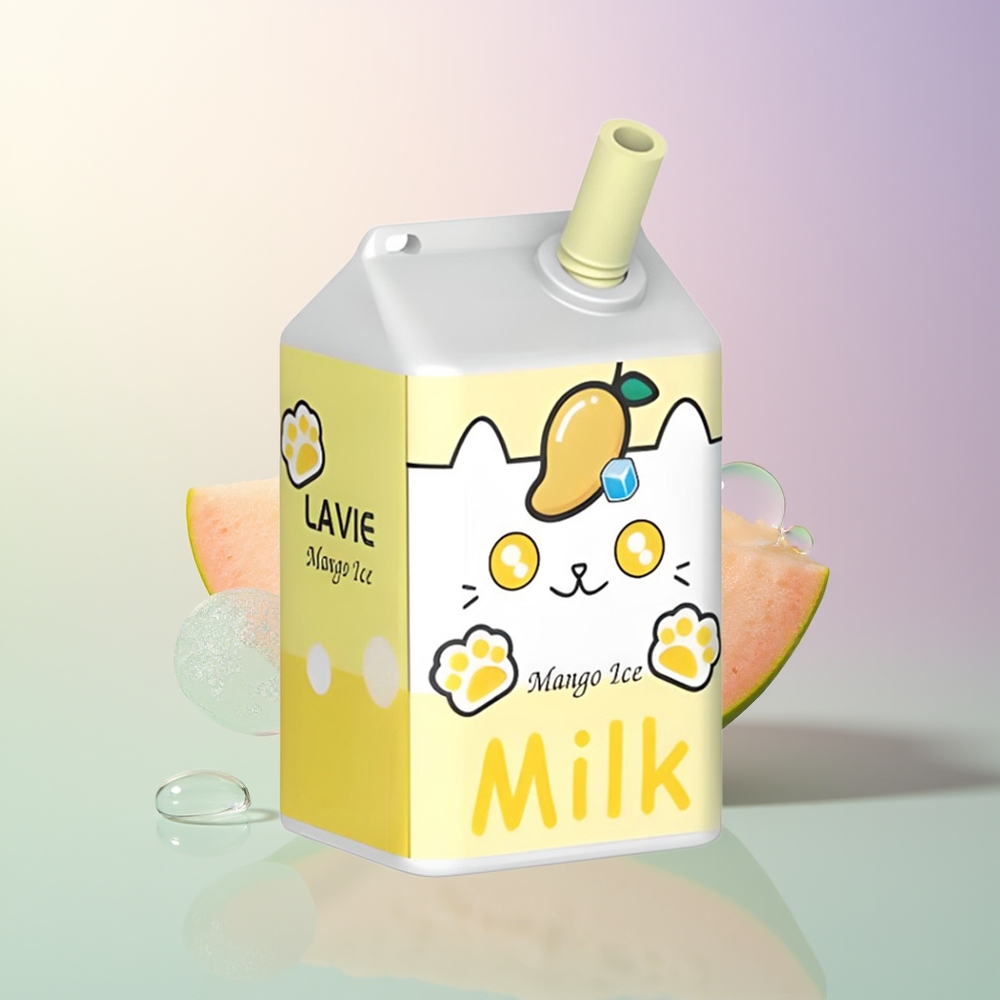 LAVIE Milk 7000 Puffs Mango Ice Rechargeable Type C 16ML 5 Nicotine