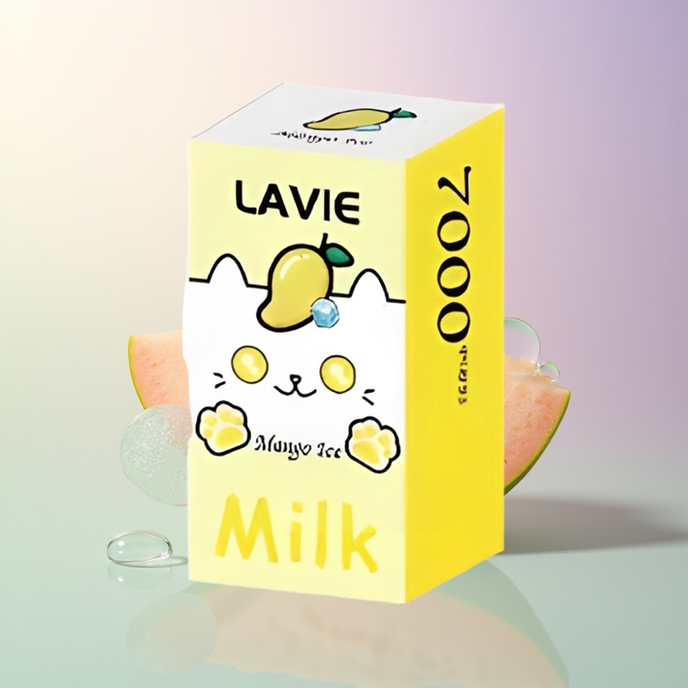 LAVIE Milk 7000 Puffs Mango Ice Rechargeable Type C 16ML 5 Nicotine