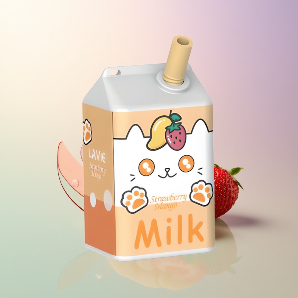 LAVIE Milk 7000 Puffs Strawberry Mango Rechargeable 16ML 5