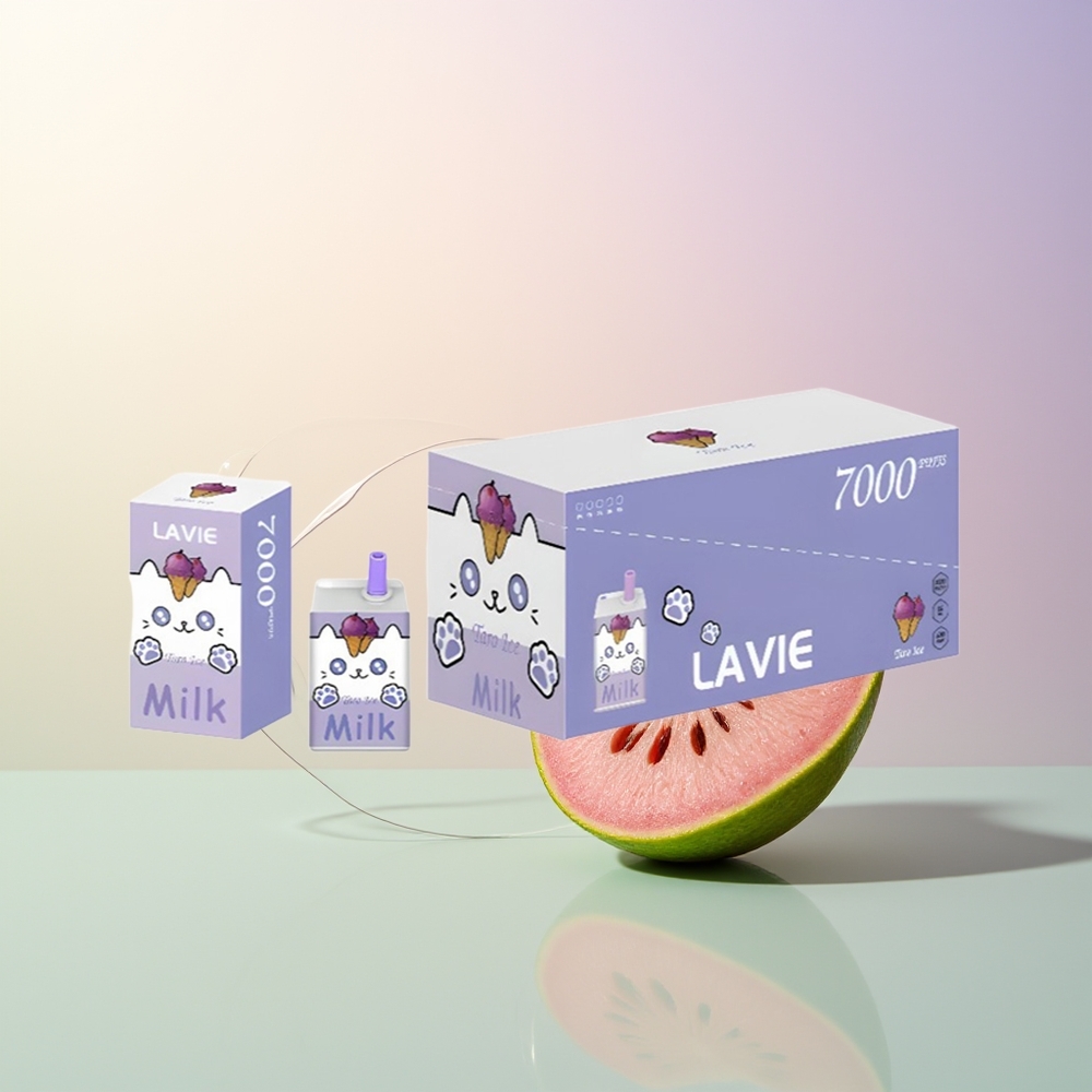 LAVIE Milk 7000 Puffs Taro Ice Rechargeable Type C 16ML 600mAh