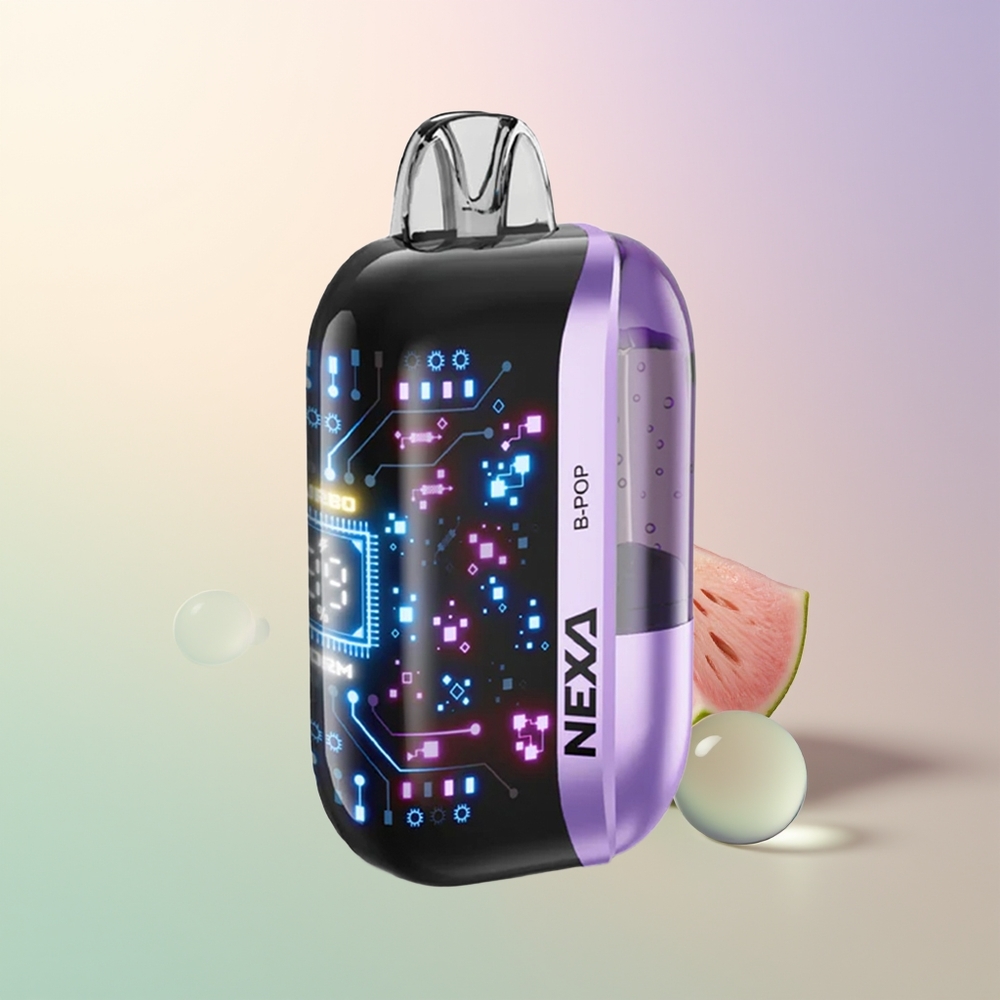 NEXA Ultra 50000 Puffs B-Pop 20ml 800mah 5 Dual Mesh 09ohm 3D Curved Screen Type-C