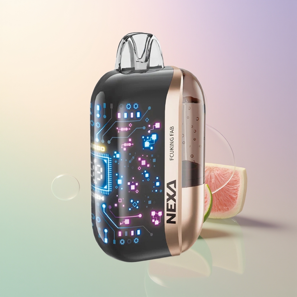 NEXA Ultra 50000 Puffs Fcuking Fab 20ml 800mAh 5 09ohm Dual Mesh 3D Curved Screen Type-C