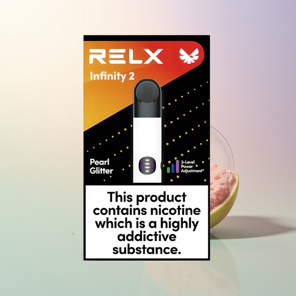 RELX Infinity 2 650 Puffs Pearl Powder Metallic USB-C