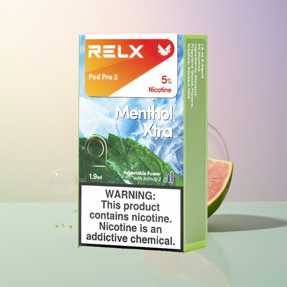 RELX Pod Pro 2 600 Puffs 19ml Menthol Xtra 3 Mode