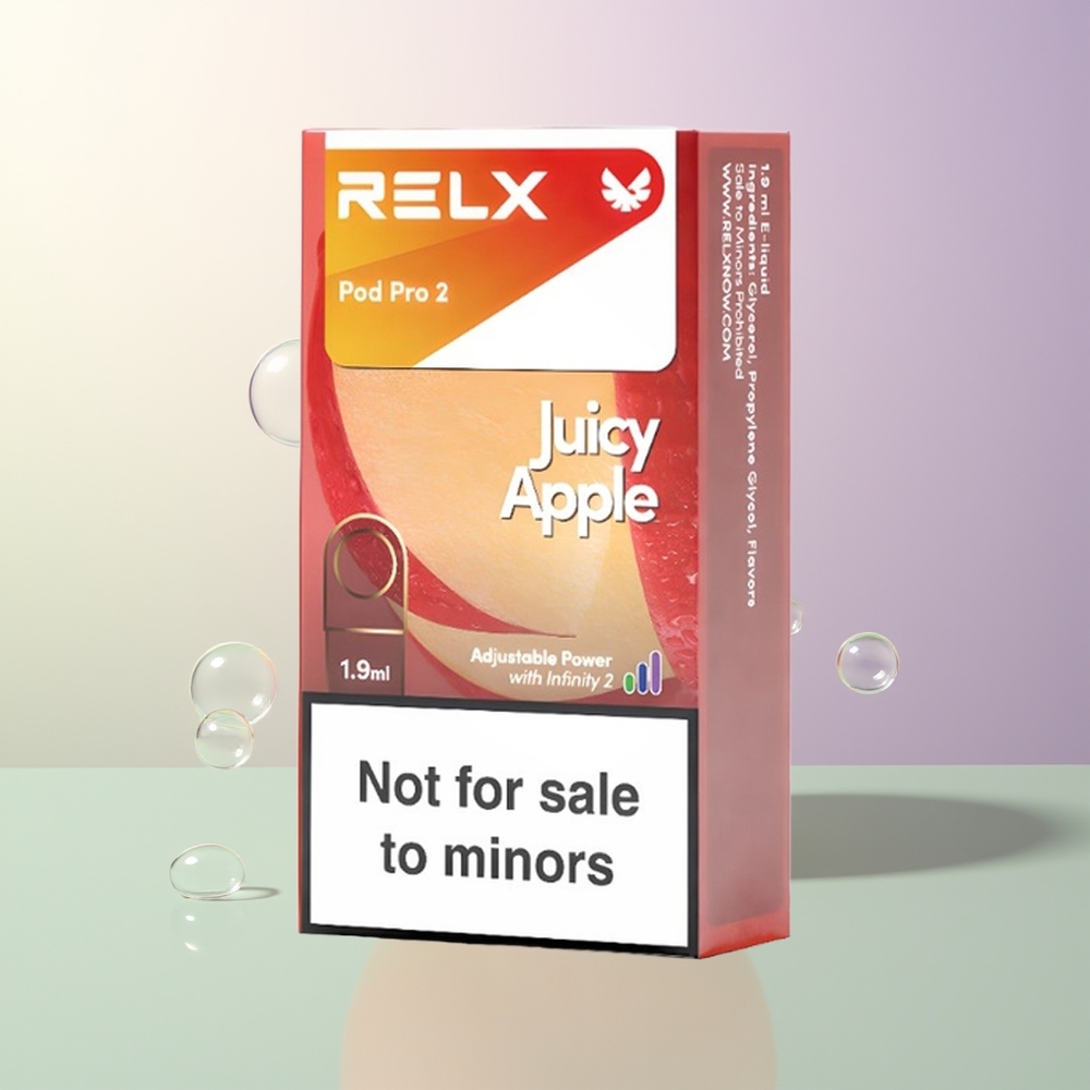 RELX Pod Pro 2 600 Puffs Juicy Apple 19ml 3 Modes