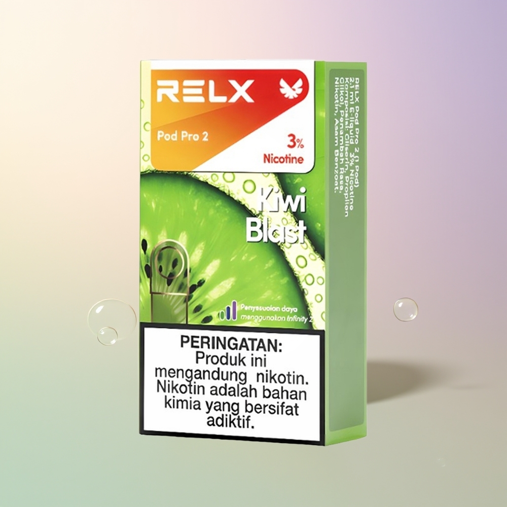 RELX Pod Pro 2 600 Puffs Kiwi Blast 19ml 3 Voltage