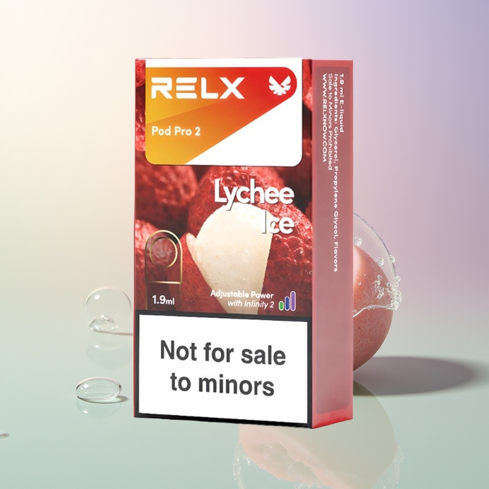 RELX Pod Pro 2 600 Puffs Lychee Ice 19ml 3 Voltage