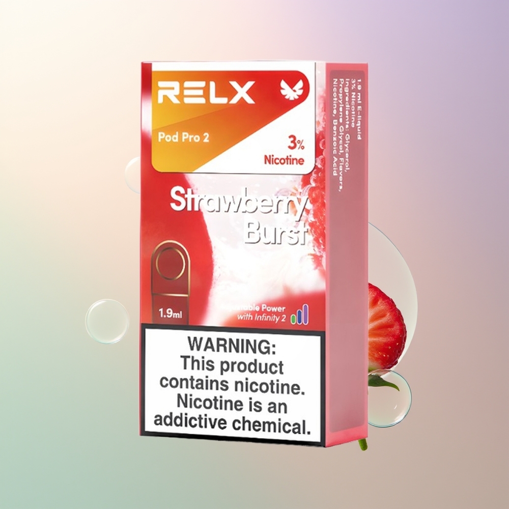 RELX Pod Pro 2 600 Strawberry Burst 19ml 3Modes