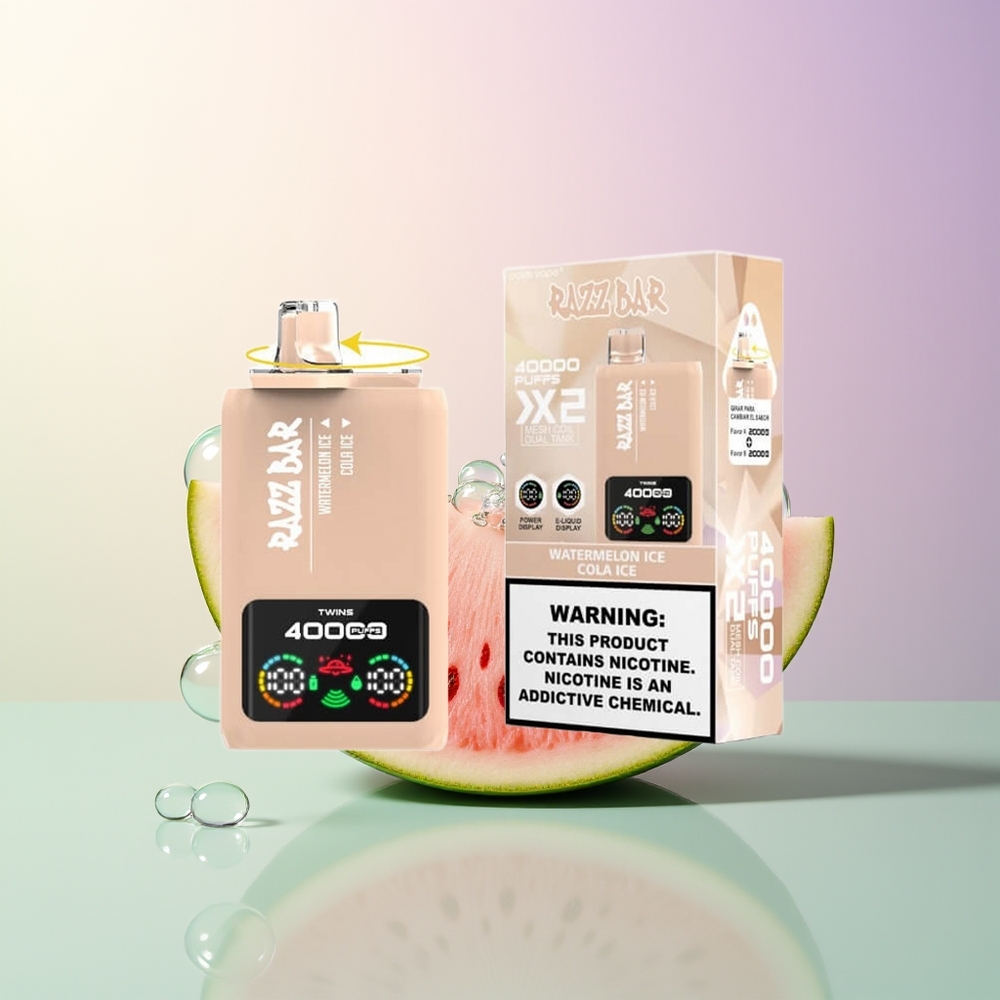 Razz Bar 40000 Puffs Watermelon Ice - Cola Ice Power Screen Mesh Coil Type-C