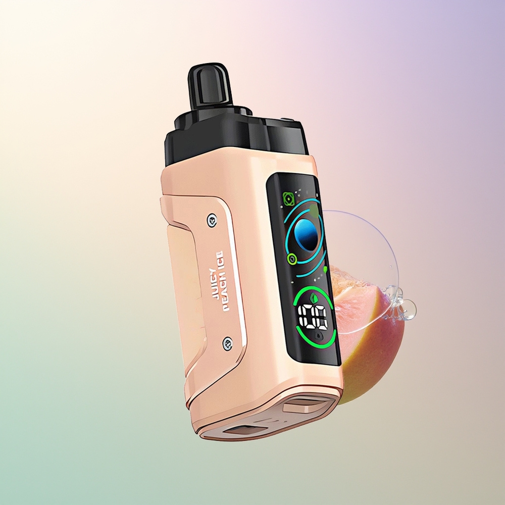 Razz Bar 45000 Puffs Juicy Peach Ice Mesh Adjustable Airflow
