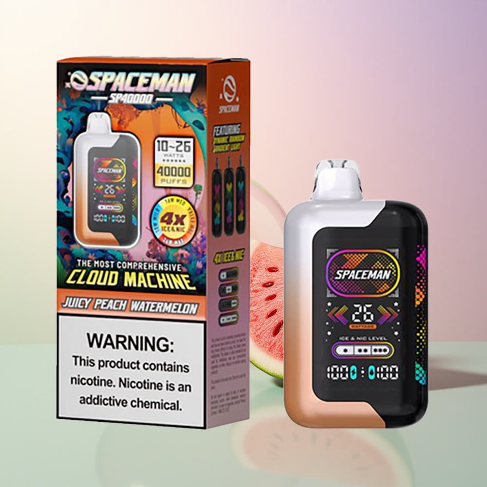 SMOK SPACEMAN SP40000 2-Mouth Juicy Peach Watermelon 1000mAh 20ml 50mg