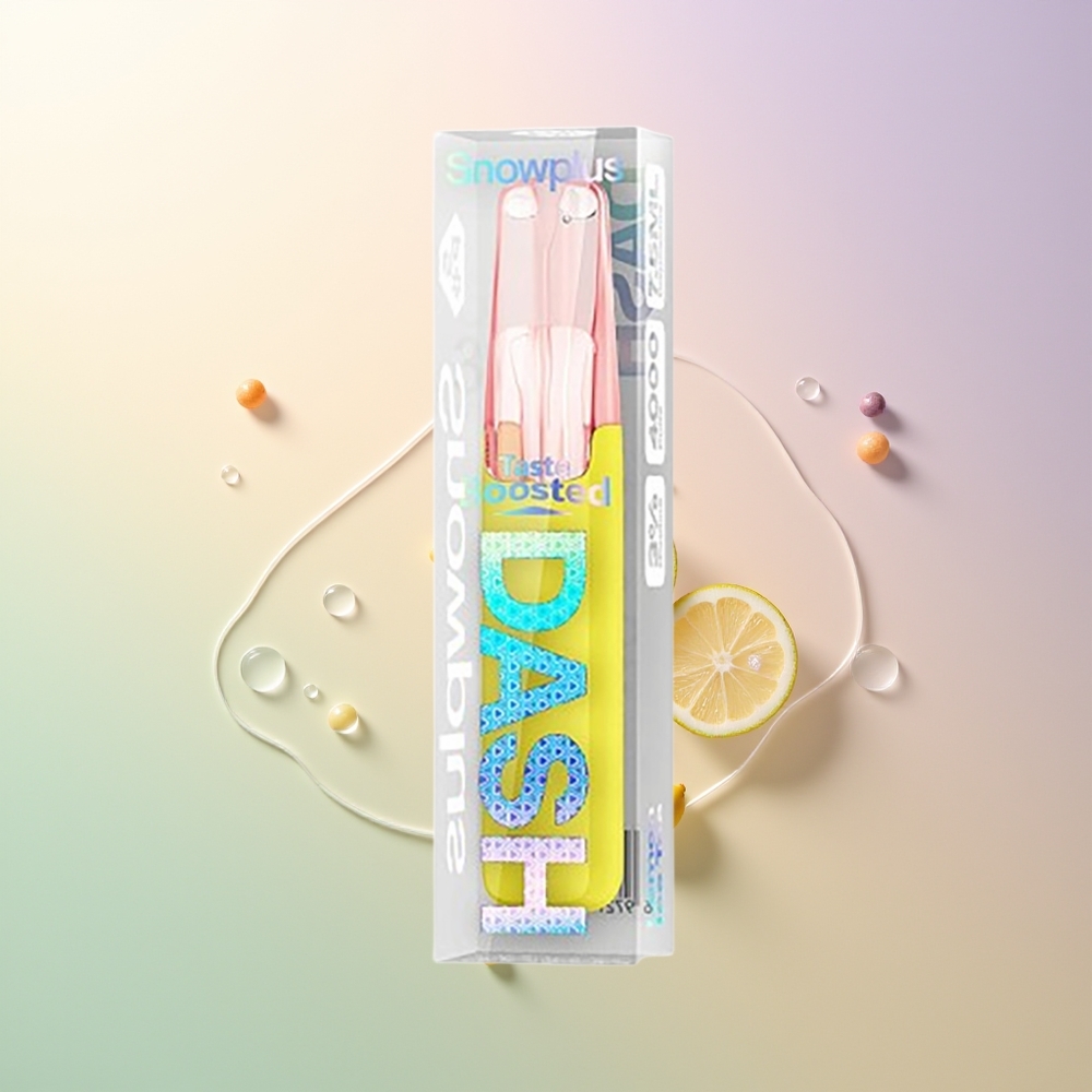 Snowplus Dash 4000 Puffs Lemon Ice Tea 75mL 3/5 Nicotine Ceramic Coil