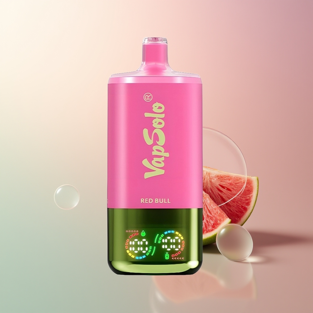 VapSolo Triple 30000 Puffs 3-Tank Red Bull Disposable Vape Type-C