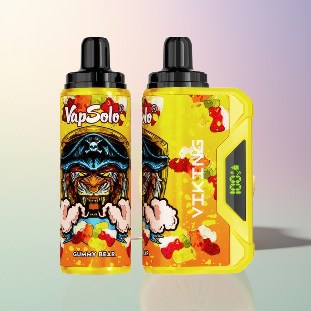 VapSolo VIKING 12000 Puffs Gummy Bear 22ml Type-C LED Display
